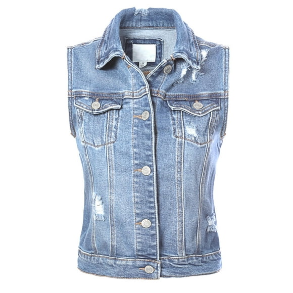 Blue Denim Vests