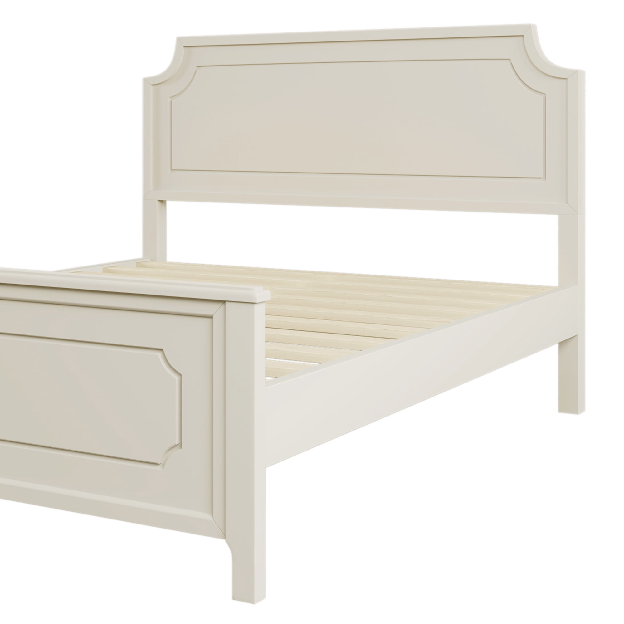 Resenkos 3 Pieces Solid Wood Bedroom Furniture Set Queen Size Platform Bed, Nightstand and Dresser Milky White Resenkos 3 Pieces Solid Wood Bedroom Furniture Set Queen Size Platform Bed, Nightstand and Dresser Milky White