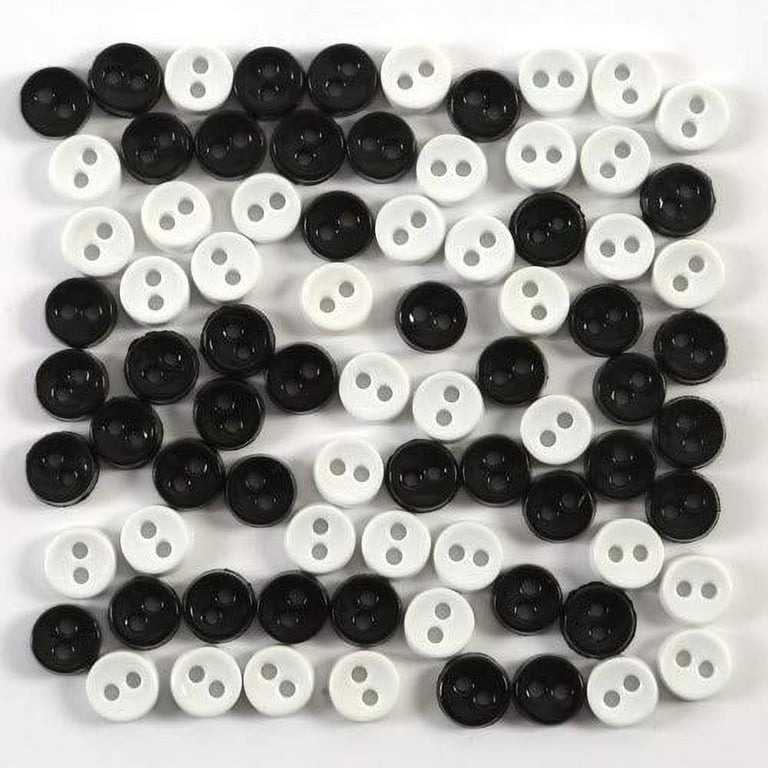 Favorite Findings™ Mini Buttons, Black & White by Loops & Threads