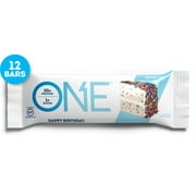 ONE Protein Supplement Bar, Birthday Cake, 20g Protein, 12 Count