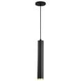 thumbnail image 4 of Nuvo Lighting Century 12 Watt 16" LED Pendant Matte Black and Brushed Brass Finish, 4 of 5