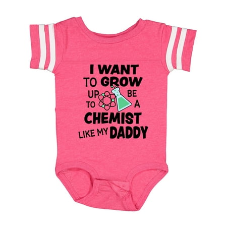 

Inktastic I Want to Grow Up to Be a Chemist Like My Daddy Gift Baby Boy or Baby Girl Bodysuit
