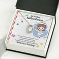 thumbnail image 3 of Thanks to Nurse Healthcare Medical Worker Nurse Appreciation Forever Necklace w Message Card, 3 of 20