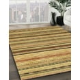 thumbnail image 2 of Ahgly Company Indoor Rectangle Abstract Golden Brown Yellow Abstract Area Rugs, 5' x 7', 2 of 6