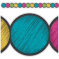 thumbnail image 1 of Chalkboard Brights Circles Die-Cut Border Trim, 1 of 1