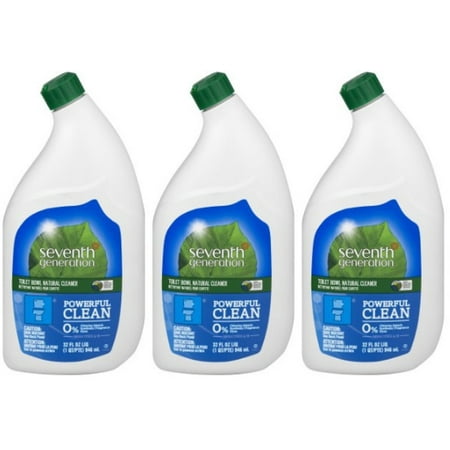 - (3 Pack) Seventh Generation Toilet Bowl Cleaner Emerald Cypress & Fir 32 oz
