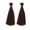 Brown, variant on 2Pcs Long Synthetic Fiber Fly Fishing Streamers Jigs Lure Making Streamers Fly Tying Materials with Durability