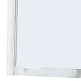 thumbnail image 4 of 37 Inches Wooden Mirror with Curved Edges, White, 4 of 5