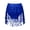 Royal Blue, variant on Kids Girls Belly Dance Skirt Elastic Waist Sequin Tassel Wrap Party Skirts Hip Hop Latin Performance Royal Blue 8
