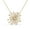 Yellow, variant on Aurora Sterling Silver Pendant Necklace, 18K White Gold Plated Cubic Zirconia Pendant | Gift for Women