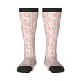 thumbnail image 2 of Lsque Rabbit Printed Crew Socks Men's Women's LightWeight Thin Casual Calf Socks ,Knee High Socks,Cotton Socks, 2 of 9