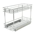 thumbnail image 4 of Fichiouy 2 Tier Pull-out Cabinet Organizer Rack Slide Out Drawers Cabinet Organizer for Kitchen Under Sink, 4 of 9