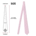 thumbnail image 2 of Men's Ties, Charming Cartoon Pink Cute Pig Satin Ties for Men, Mens Formal Neck Ties for Business Weeding Gift, 2 of 5