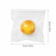 thumbnail image 3 of Soft Squeeze Squishy Slow Rising Stress Squishy Toy Squeeze Decompression Dough Christmas Dumplings Squishy for Desktop Play, 2 Inch, 3 of 7