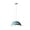 Blue, variant on Retro Colorful Semicircle Metal Pendant Lighting for Dining Room, Minimalism Industrial Style Pendant Light Fixture, Modern Simple Pendant Lamp for Kitchen Island Garage Over Table
