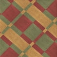 thumbnail image 1 of Ahgly Company Indoor Square Patterned Caramel Brown Area Rugs, 5' Square, 1 of 6