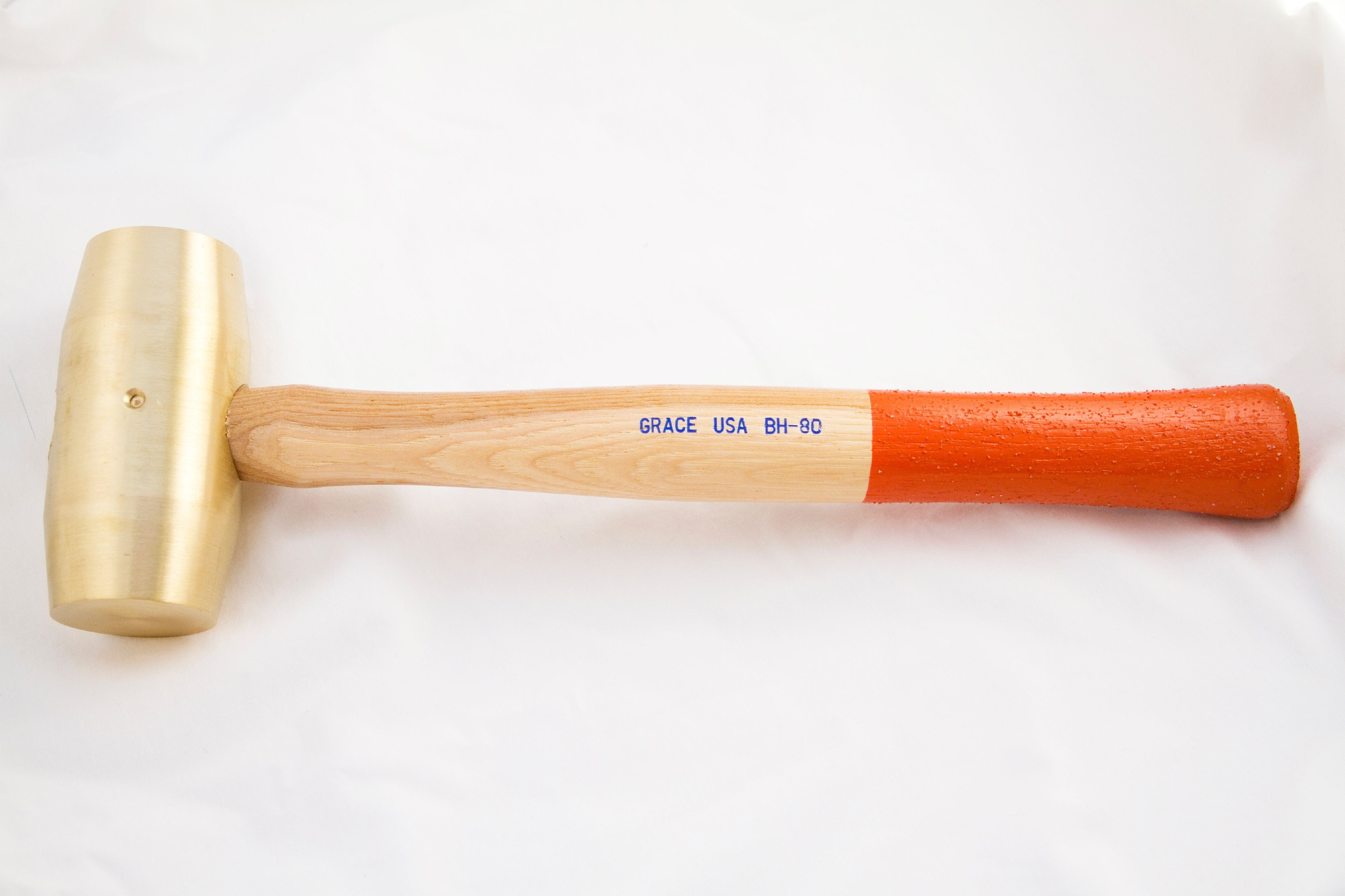 Grace USA BH80 Brass 80oz Sledge Engineer Machinist Mechanic Hammer