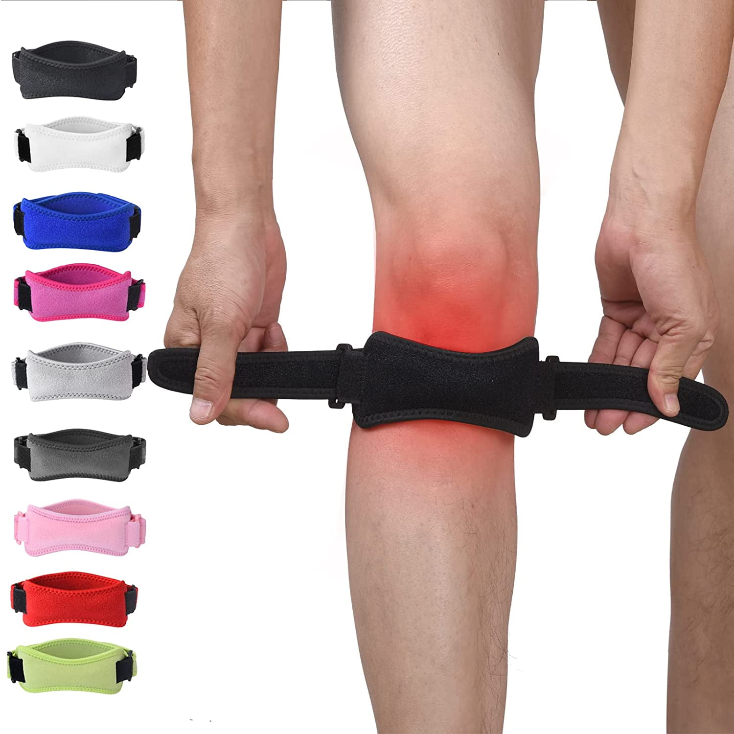 Rush Patella Tendon Knee Strap, Knee Pain Relief for Torn Meniscus ACL