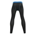 thumbnail image 5 of Ierhent Running Tights for Men Men's Pants Muscle Leggings Stretchy Drawstring Long Pants(Light Blue,XL), 5 of 5