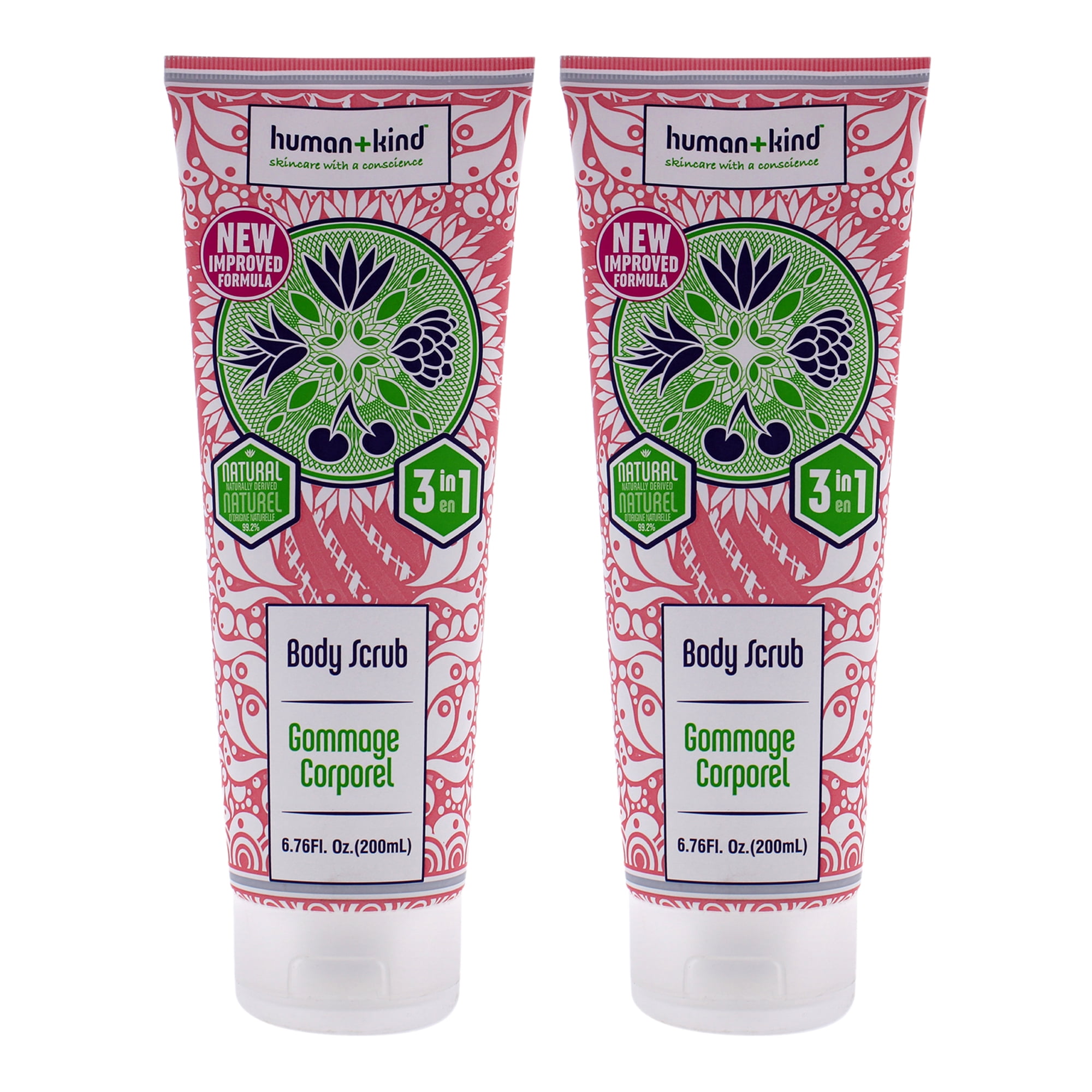 Human+Kind Body Scrub - Pack of 2 - 6.46 oz Scrub