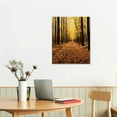 thumbnail image 2 of PRATYUS Canvas Wall Art Picture 16x20in for Living Room Bedroom Fall Decor Panoramic Forest 16x20in, 2 of 3