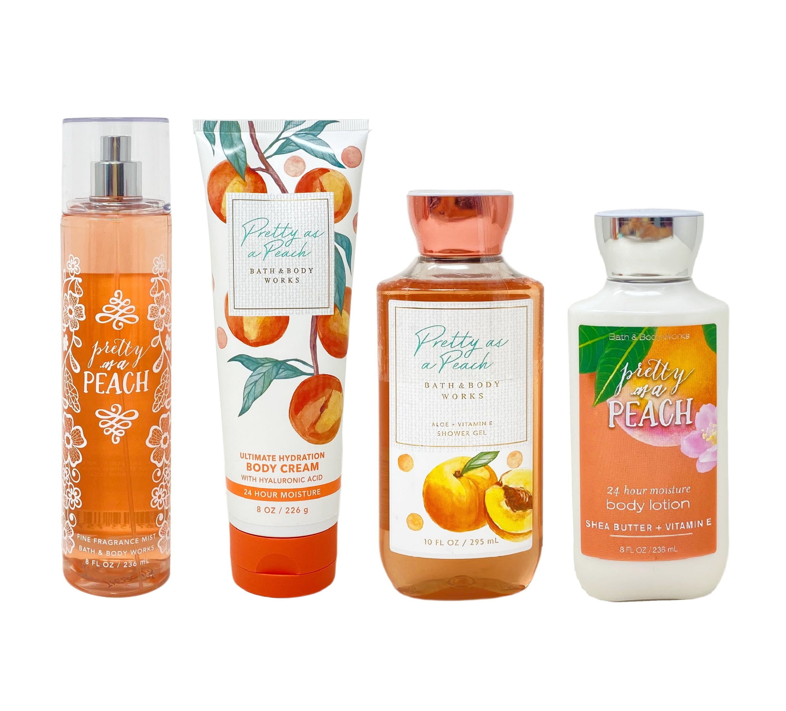 Bath and Body Works Pretty As A Peach Deluxe Gift Set Fragrance Mist
