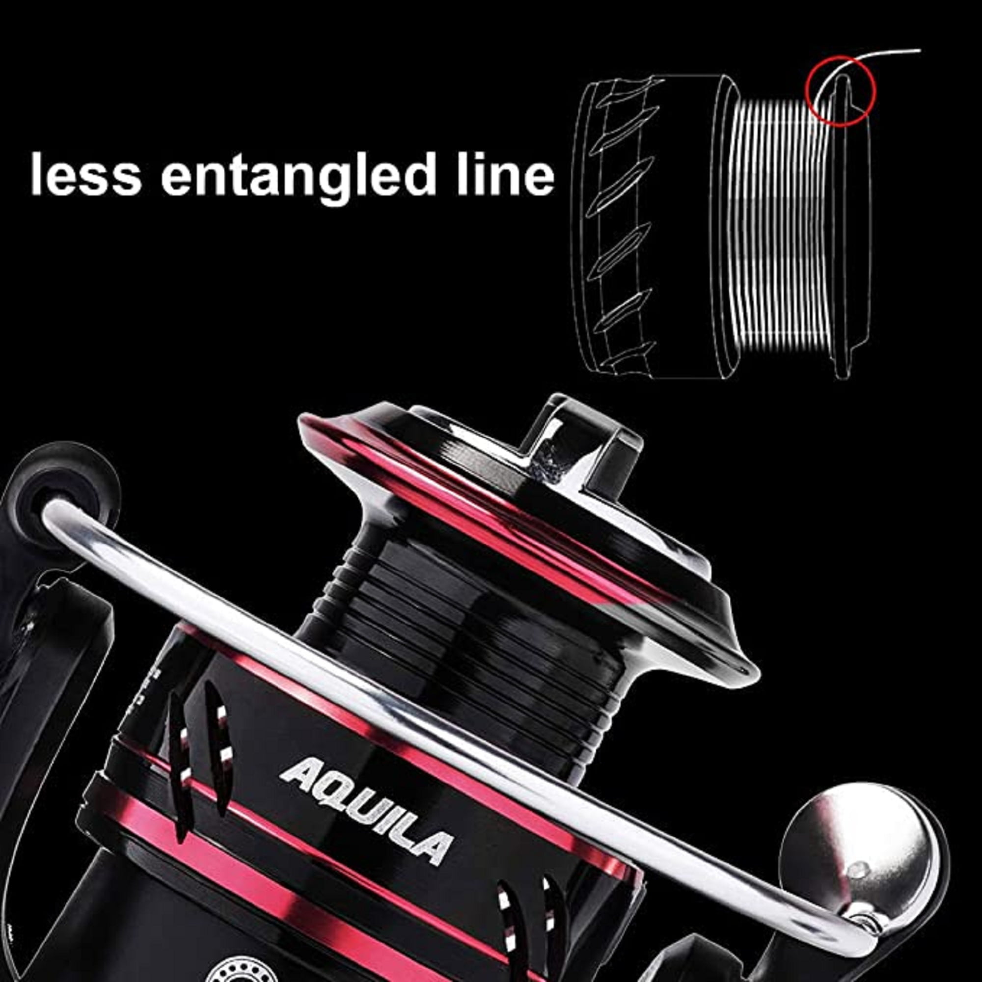 Goture Spinning Reel - Stainless Steel Bearings Smooth Powerful Fishing Reel Spinning 5.2: 1 Gear Ratio Reels Left/Right Interchangeable Ice Fishing Reels