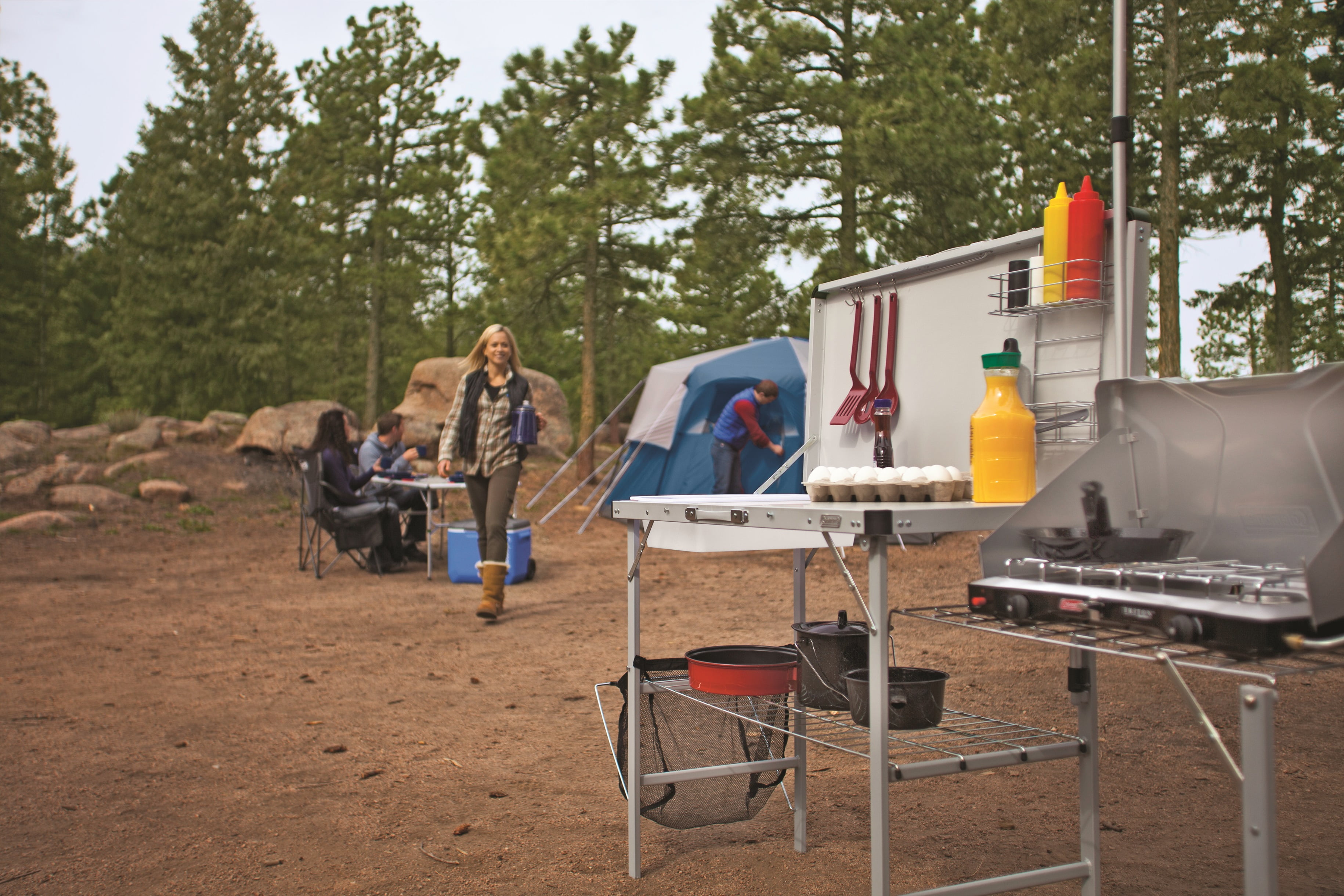 Coleman Pack Away Deluxe Portable Kitchen Com
