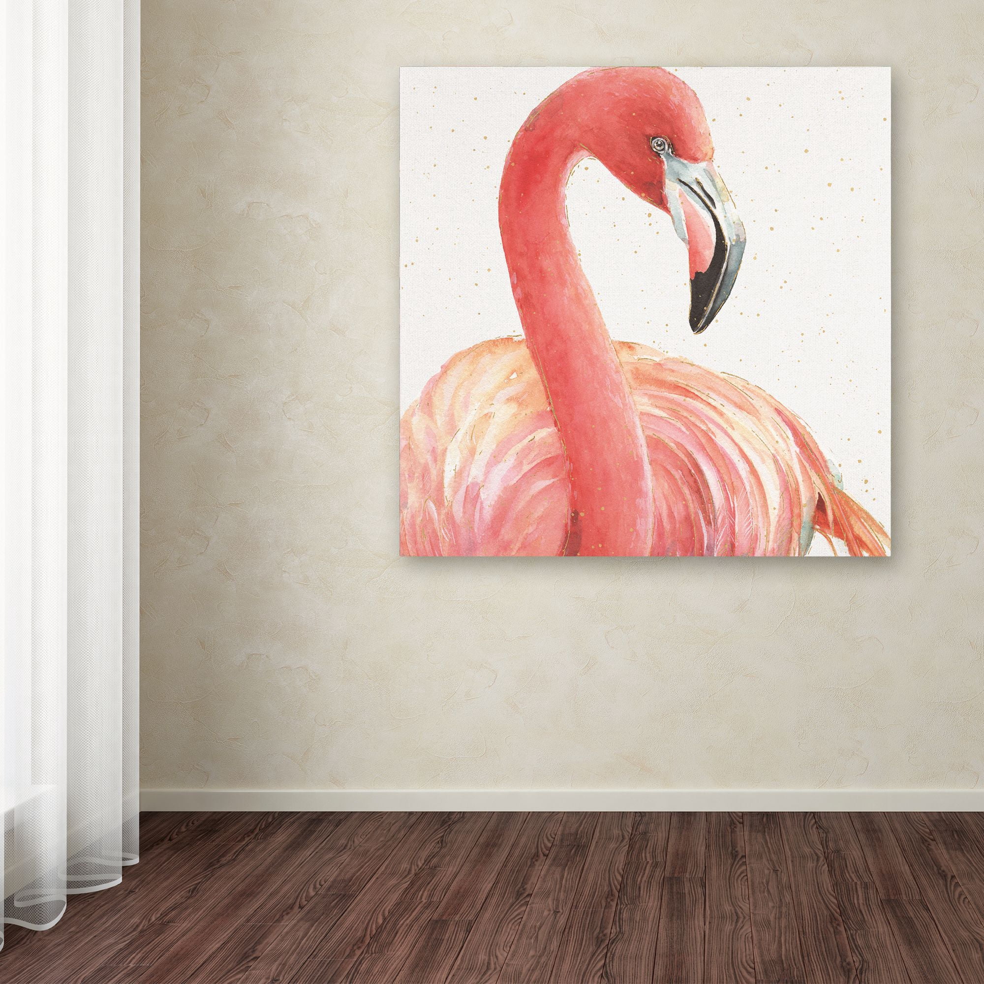 Trademark Fine Art 'Gracefully Pink II' Canvas Art by Lisa Audit