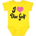thumbnail image 3 of Inktastic I Love Disc Golf Boys or Girls Baby Bodysuit, 3 of 5