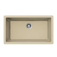 thumbnail image 1 of Houzer V-100U SAND Quartztone Series Composite Granite Undermount Large Single Bowl Kitchen Sink, Sand, 1 of 1
