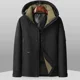 thumbnail image 3 of Chaqueta de invierno con capucha gruesa para hombre y mujer, 2024, cálida, para exteriores, para parejas, nueva, 3 of 3