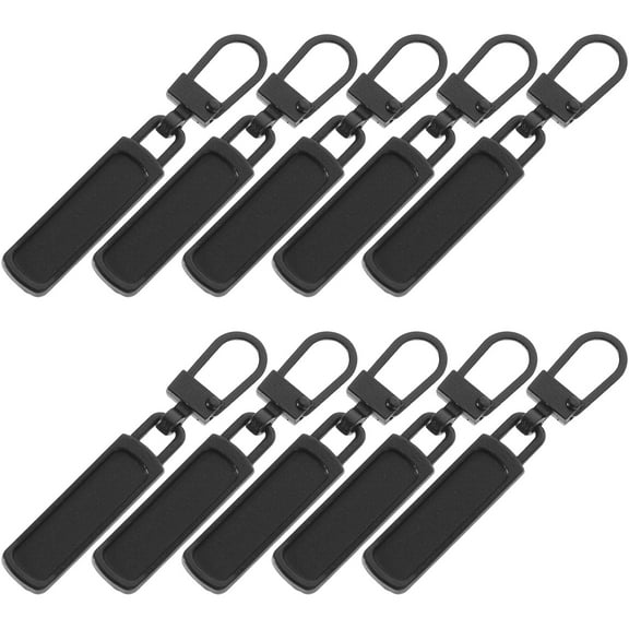 ROSENICE 10Pcs Detachable Zipper Slider Replacement Pulls for Maintenance