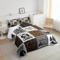 thumbnail image 4 of Rustic Camping Bedding Set Rv Camper Comforter Set Queen Farmhouse Buffalo Plaid Down Comforter Rv Accessories For Inside,Travel Trailers Bunk Quilt Duvet Country Cabin Lodge Decor, 4 of 6