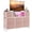 Pink, variant on edx TV Stand with 8 Fabric Drawers, Open Shelves & LED & Power Outlets for Bedroom, Living Room, Entryway, Wood Top, Pink