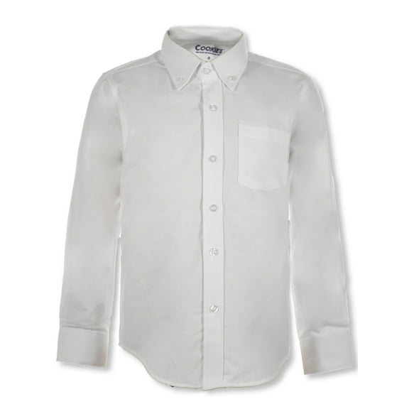 Cookie's Men's L/S Button-Up Oxford Shirt Color: white Size: xl