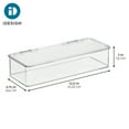 thumbnail image 2 of iDesign Stackable Hinged-Lid Pantry or Kitchen Storage Box - Lidded Storage Box for Organizing Cabinets and Under Sinks, 2 of 6