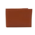 thumbnail image 7 of Marshal Soft Leather Kids Slim Thin Coin Pouch Bifold Wallet Tan, 7 of 7