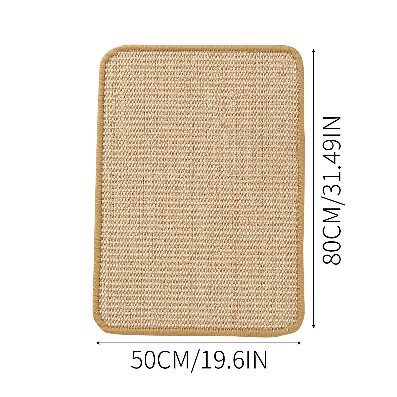 Cat Scratching Mat Sisal Cat Scratcher Mat Large Cat Scratch Pad Anti Cat Scratch Furniture Protector for Indoor Cats Grey Pet Furniture Protector Couch Scratch Protector 1 Pack