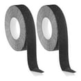 thumbnail image 1 of Cinta Antideslizante de 2 Piezas, 1 Pulgada x 49.2 pies/25mm x 15m Cinta de Fricción de PVC para Escalera/Piso Interior/Exterior [Negro], 1 of 1