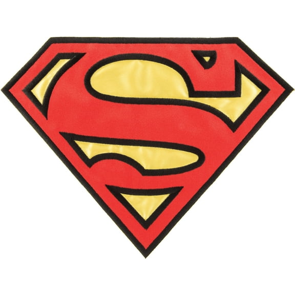 DC Comics Iron-On Applique-Superman Logo 6.5"X9"