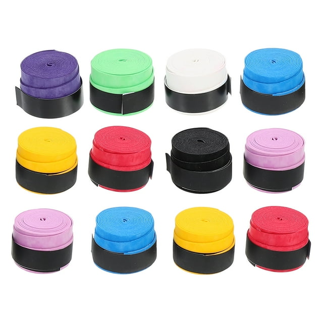 Miangastore 12 Pcs Surgrips de Raquette Antidérapants Bande de Sueur pour Raquette de Tennis