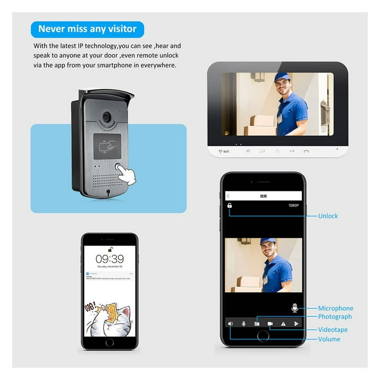 Wireless Doorbell Call Ring Doorbell Support Ring App Ring