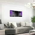 thumbnail image 3 of Erosebridal Racing Flag Canvas Wall Art for Bedroom , Extreme Sports Wall Hanging Decor for Living Room, Purple, 3 of 5