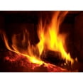 thumbnail image 2 of Log Fire Wall Mural Decal Sticker, Wallmonkeys Peel & Stick Vinyl Graphic (18 in W x 14 in H), 2 of 4
