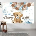 thumbnail image 4 of We Can Bearly Wait Backdrop Bear Baby Shower Photography Background for Boys Cute Balloons Baby Shower Party Decorations Supplies Photo Booth Props, 4 of 5