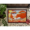 thumbnail image 3 of Carolines Treasures 6050JMAT Orange Tabby at the beach Door Mat Indoor Rug or Outdoor Welcome Mat 24x36 Doormat 24H X, 3 of 4