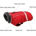 thumbnail image 3 of Tineer Reflective Thicken Dog Jacket Vest Winter Warm Pet Outfit Jacket Coat with Harness Hole for Small Medium Large Dogs for Cold Weather(XXL,Red), 3 of 8
