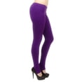 thumbnail image 2 of Vivian's Fashions Long Leggings - Cotton/Stirrup (Junior and Junior Plus Sizes), 2 of 3