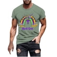 thumbnail image 1 of Camisetas de Manga Corta para Hombre Imprimir Deportes de Manga Corta Cuello Redondo Blusa Algodón Poliéster, Nueva Moda Casual Camiseta para Hombres, 1 of 1